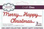 Creative Expressions - Dies - Merry Happy Christmas Craft Die