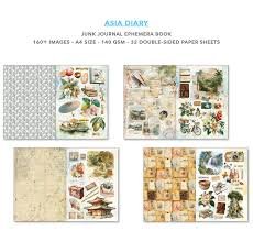 Ciao Bella - Junk Journal & Ephemera Book - Asia Diary