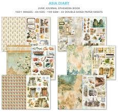 Ciao Bella - Junk Journal & Ephemera Book - Asia Diary