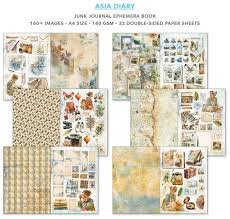 Ciao Bella - Junk Journal & Ephemera Book - Asia Diary