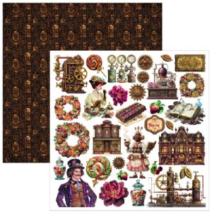 Ciao Bella - 12X12 Paper Pad - Chocolate Wanderlust