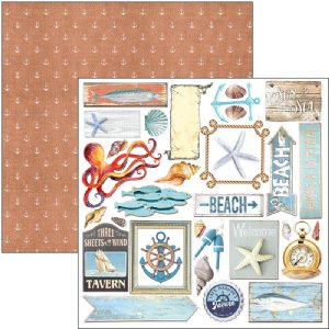 Ciao Bella - 6X6 Pad - London's Calling Deluxe Silver Paper