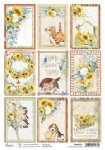 Ciao Bella - A4 Rice Paper - Farmhouse Mini Cards