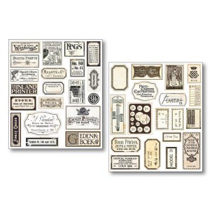 Ciao Bella - Mixed Media Stickers - Vintage Scripts