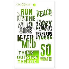 Ciao Bella - Stencils  - Think Outside The Box