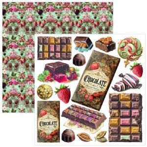 Ciao Bella - 6X6 Paper Pad - Chocolate Wanderlust
