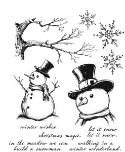 Tim Holtz - STAMPS - MR. FROSTIE