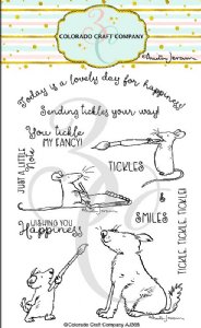 Colorado Craft Company - Anita Jeram - Clear Stamp -  Wishing You Happiness