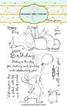 Colorado Craft Company - Anita Jeram - Clear Stamp -  Birthday Wishing