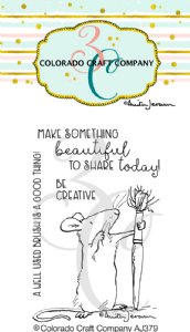 Colorado Craft Company - Anitia Jeram - Clear Stamp - Be Creative