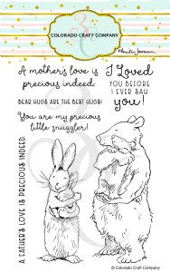 Colorado Craft Company - Clear Stamps - Snuggles