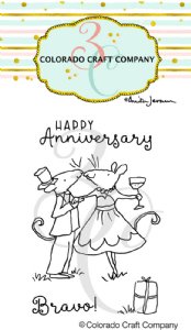 Anita Jeram - Clear Stamp - Anniversary