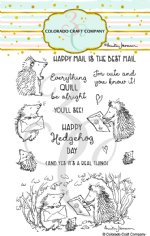 Colorado Craft Company - Anita Jeram - Clear Stamp - Hedgehog Day