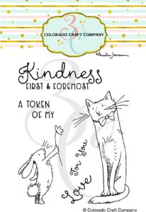 Anita Jeram - Clear Stamp - Kindness First