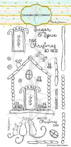 Anita Jeram - Clear Stamp - Gingerbread House