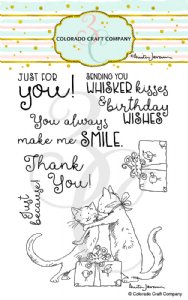 Colorado Craft Company - Clear Stamp - Whisker Kisses