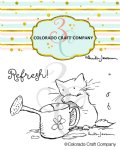 Colorado Craft Company - Anita Jeram - Mini Clear Stamp - Watering Can