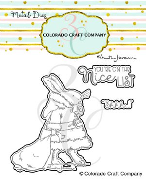 Colorado Craft Company - Anita Jeram - Die - Santa Bunny