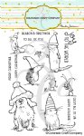 Colorado Craft Company - Anitia Jeram - Clear Stamp - Christmas Hats