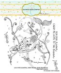 Colorado Craft Company - Clear Stamp - Mermaid & Seahorses
