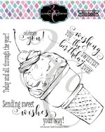 Colorado Craft Company - Clear Stamp - Big & Bold - Sweetest Birthday Cone