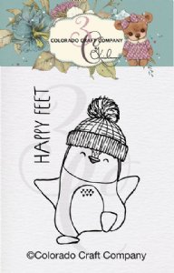 Colorado Craft Company - Clear Stamp - Happy Feet