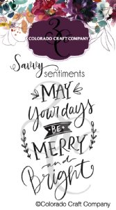 Anita Jeram - Clear Stamp - Savvy Sentiments - Merry & Bright