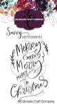 Colorado Craft Company - Clear Stamp - Merry Merry