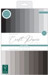 Craft Consortium - A4 Premium Cardstock - Grey Tones
