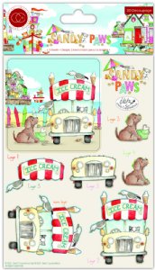 Craft Consortium - 3D Decooupage Set - Sandy Paws