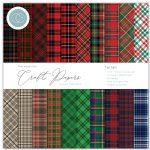 Craft Consortium - 6X6  Papers Pad - Tartan