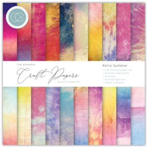 Craft Consortium - 6X6 Papers - Retro Summer