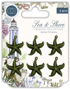 Craft Consortium - Metal Charms - Sea & Shore - Star Fish