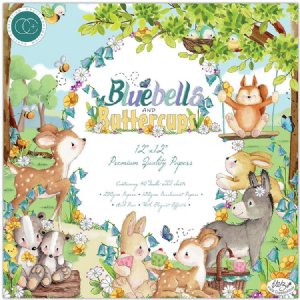 Craft Consortium - 12X12 Paper Pad - Bluebells and Buttercups