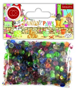 Craft Consortium - Sequins - Sandy Paws