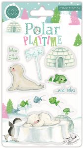 Craft Consortium - Clear Stamp - Polar Playtime - Make a Splash