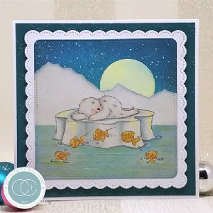 Craft Consortium - Clear Stamp - Polar Playtime - Make a Splash