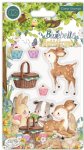 Craft Consortium - Clear Stamp - Bluebells and Buttercups - Picnic