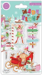 Craft Consortium - Clear Stamp - Made by Elves - Sleigh