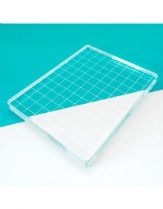 Catherine Pooler - Acrylic Grid Stamping Block - 4 7/8" X 6 1/8"