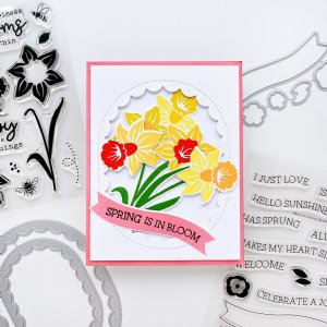 Catherine Pooler - Clear Stamps - Welcome Spring Sentiments