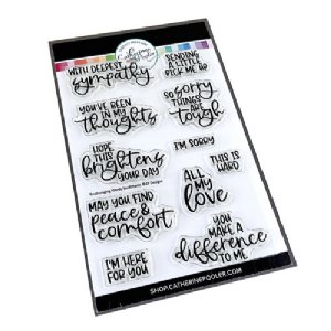 Catherine Pooler - Clear Stamps - Encouraging Words