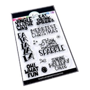 Catherine Pooler - Clear Stamps - Merriest Sentiments