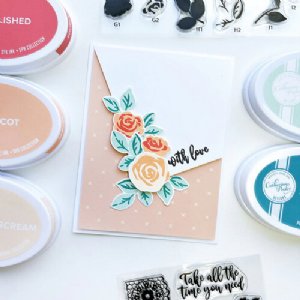 Catherine Pooler - Clear Stamps - Roses Are Red