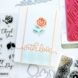 Catherine Pooler - Clear Stamps - Roses Are Red