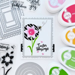 Catherine Pooler - Clear Stamps - Daffodil Blooms