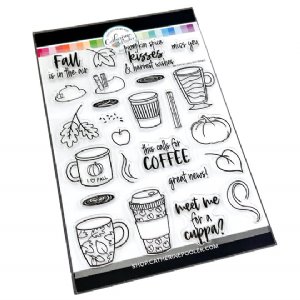 Catherine Pooler - Clear Stamps - Fall Calls for Lattes