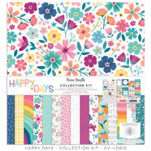 Cocoa Vanilla Studio - 12X12 Collection Kit - Happy Days