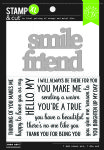 Hero Arts -  Clear Stamp and Die Set - Smile Friend