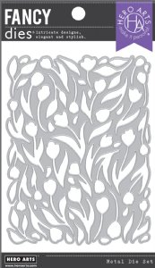 Hero Arts - Die - Tulip Pattern Cover Plate 